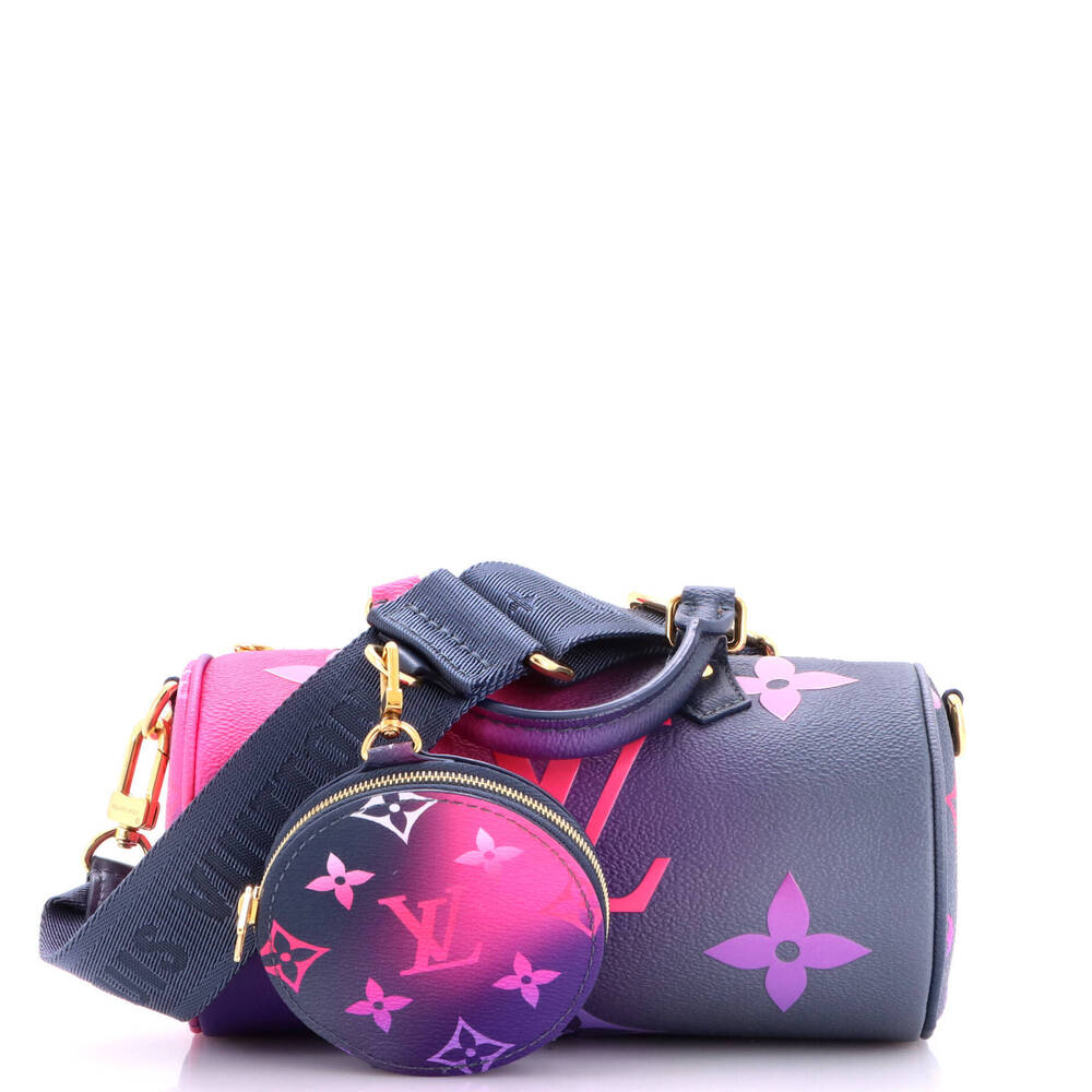 Louis Vuitton BB Papillon Handbag Spring in the City Monogram Giant Canvas